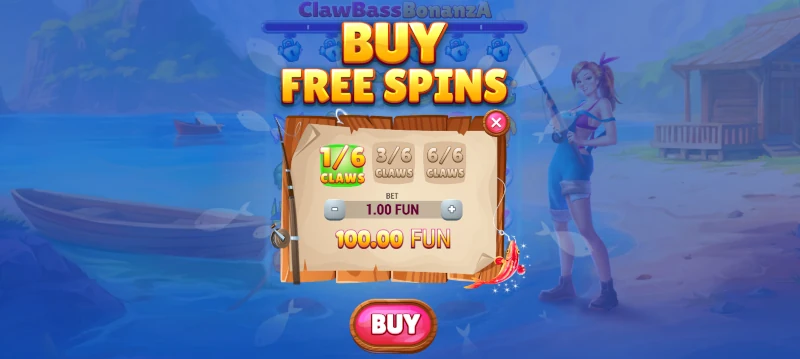 Claww Bass Bonanza Bonus Buy Free Spins