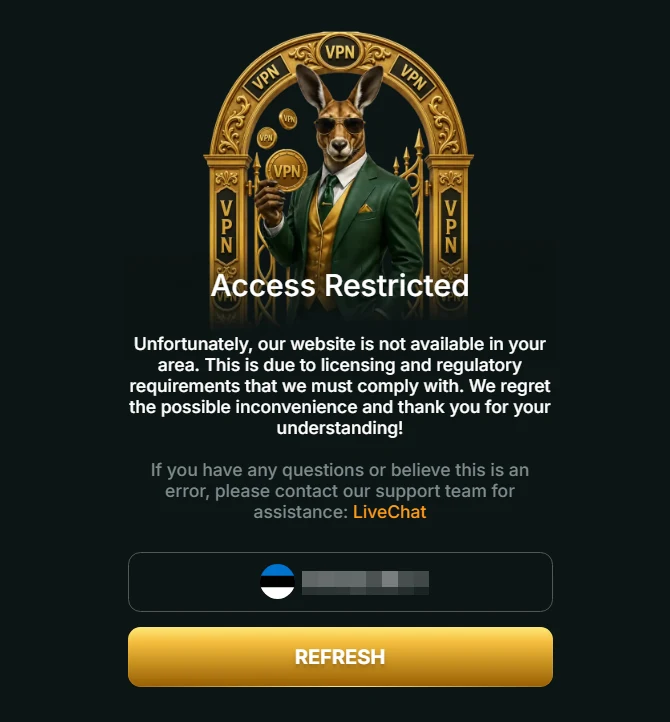 GoldenRoo Access Restricted