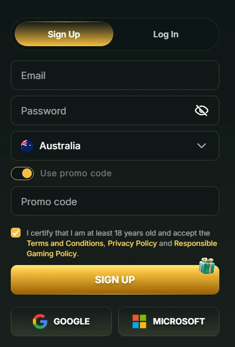 Complete GoldenRoo Signup